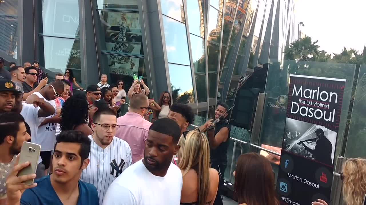 Marlon Dasoul the DJ Violinist in Las Vegas