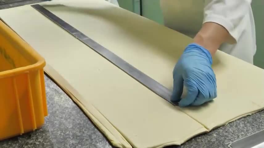 Cut The Dough Into Rectangular Pieces