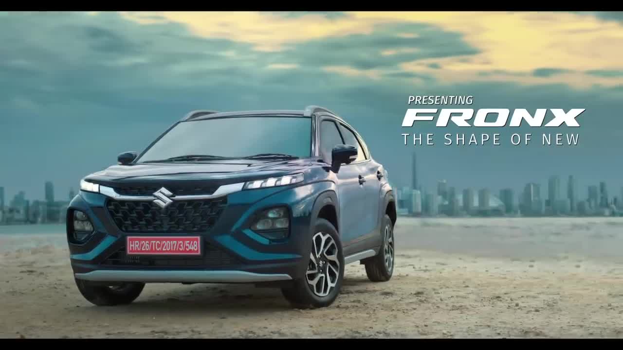 Presenting FRONX The Shape Of New Car