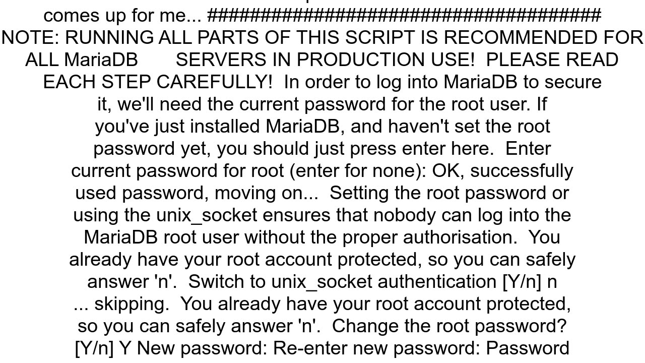 Reset MySQL MariaDB password on OSX