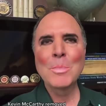 Adam Schiff having a meltdown because Speaker Kevin McCarthy booted him