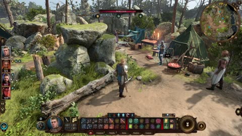 The Himbo Paladin Politely Sits Still As Volo Pokes His Eye Out! Baldur's Gate III Highlight
