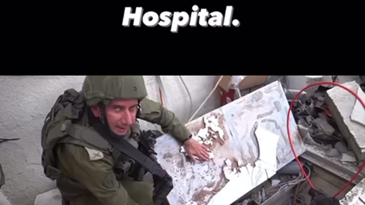 Hamas hideout under Hospital next to a school