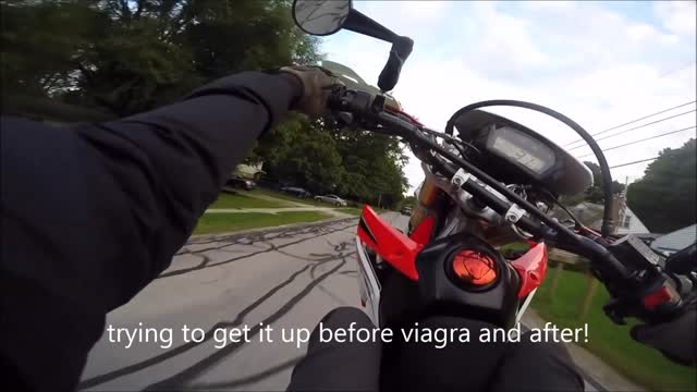 learning how to wheelie my crf250l