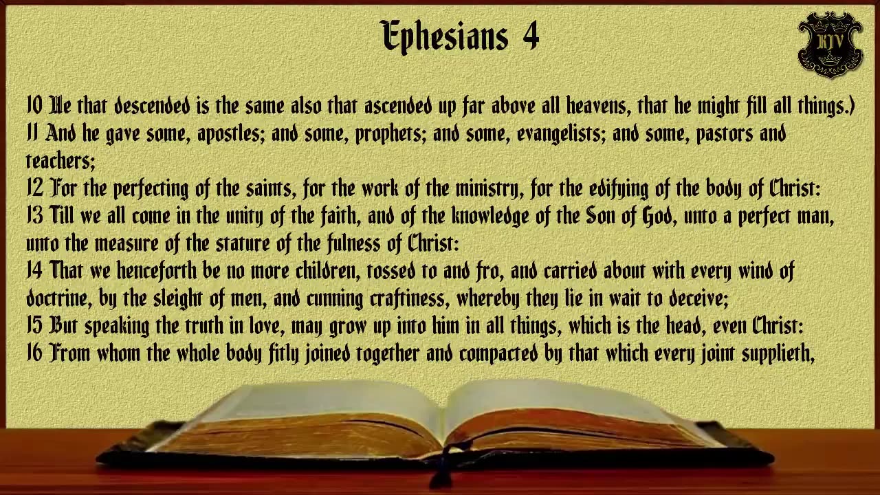 (49) Ephesians (KJV) Dramatized With Words