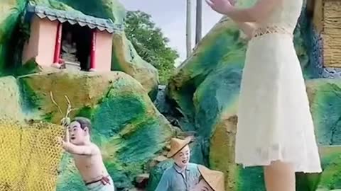 Woman steps on Haw Par Villa exhibits in TikTok videos