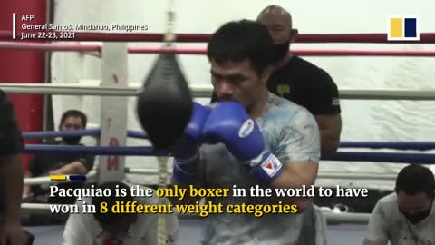 Filipino boxing legend Manny Pacquiao teases potential return to professional sport