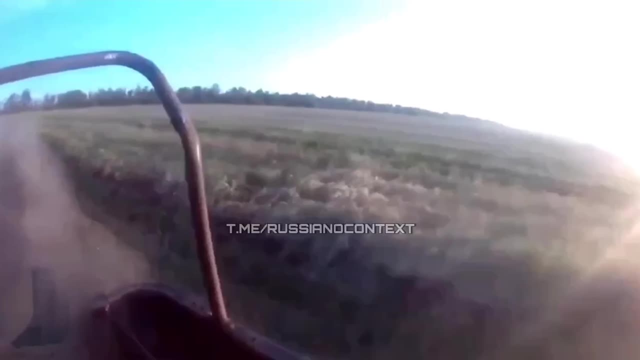 Russian Soldiers in Speeding Jeep Taken for a Ride