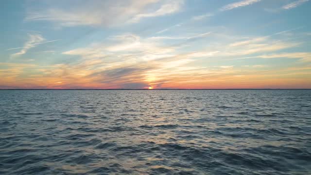 Sunset over the Currituck Sound in Duck, NC