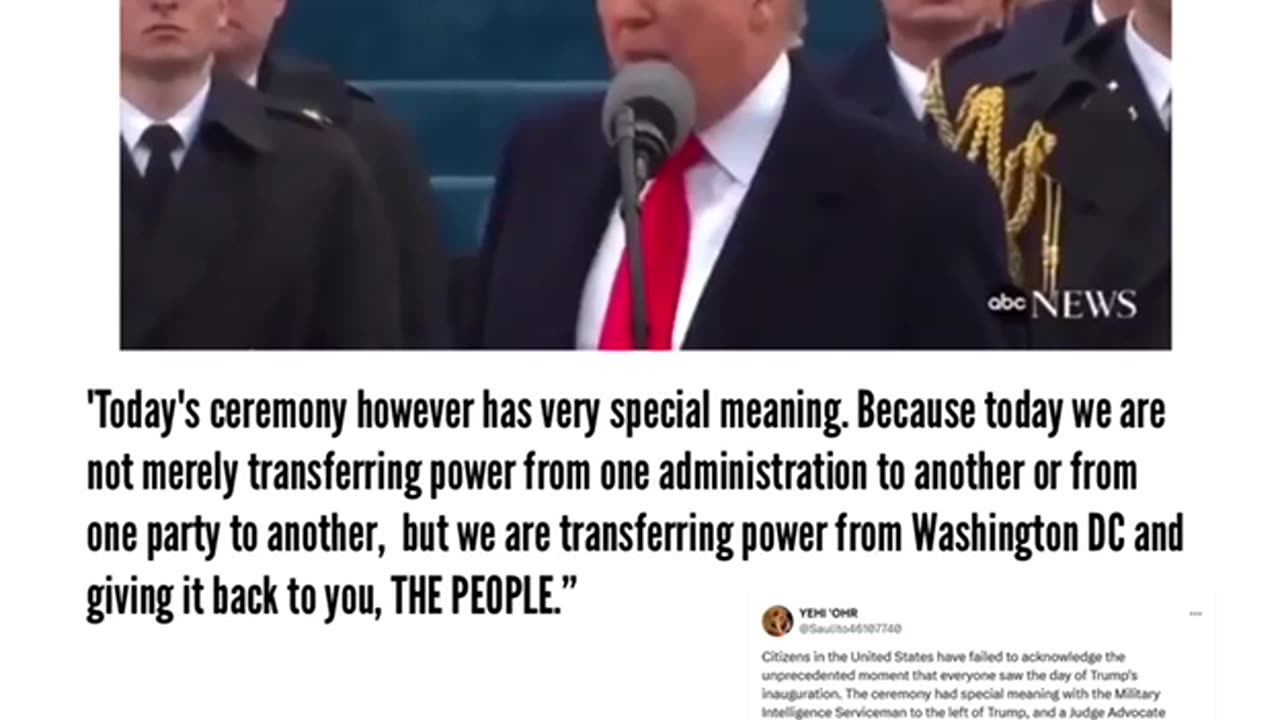 Transferring power from Washington D.C. and giving it back to you, THE PEOPLE !!