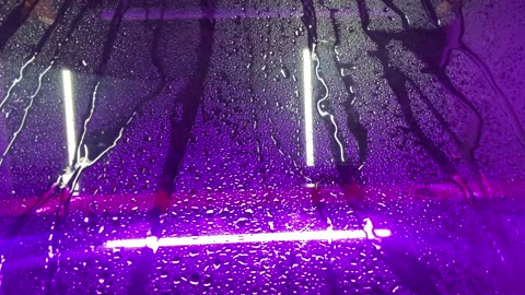 ASMR Car Wash Trippy Dash Cam View