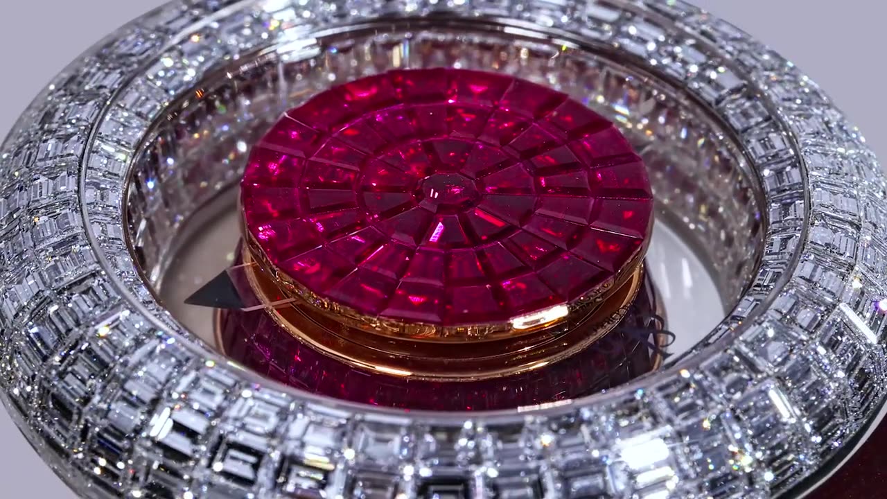 The Jacob & Co. Brilliant Mystery Baguette Rubies