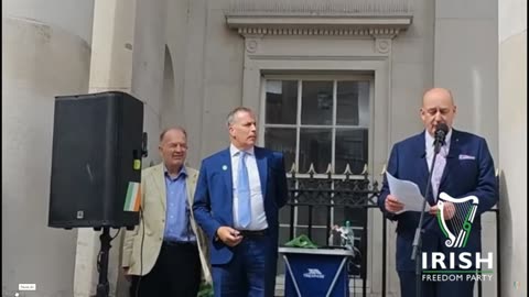 Custom House Quay Dublin-Michael Leahy Speech 12-08-23