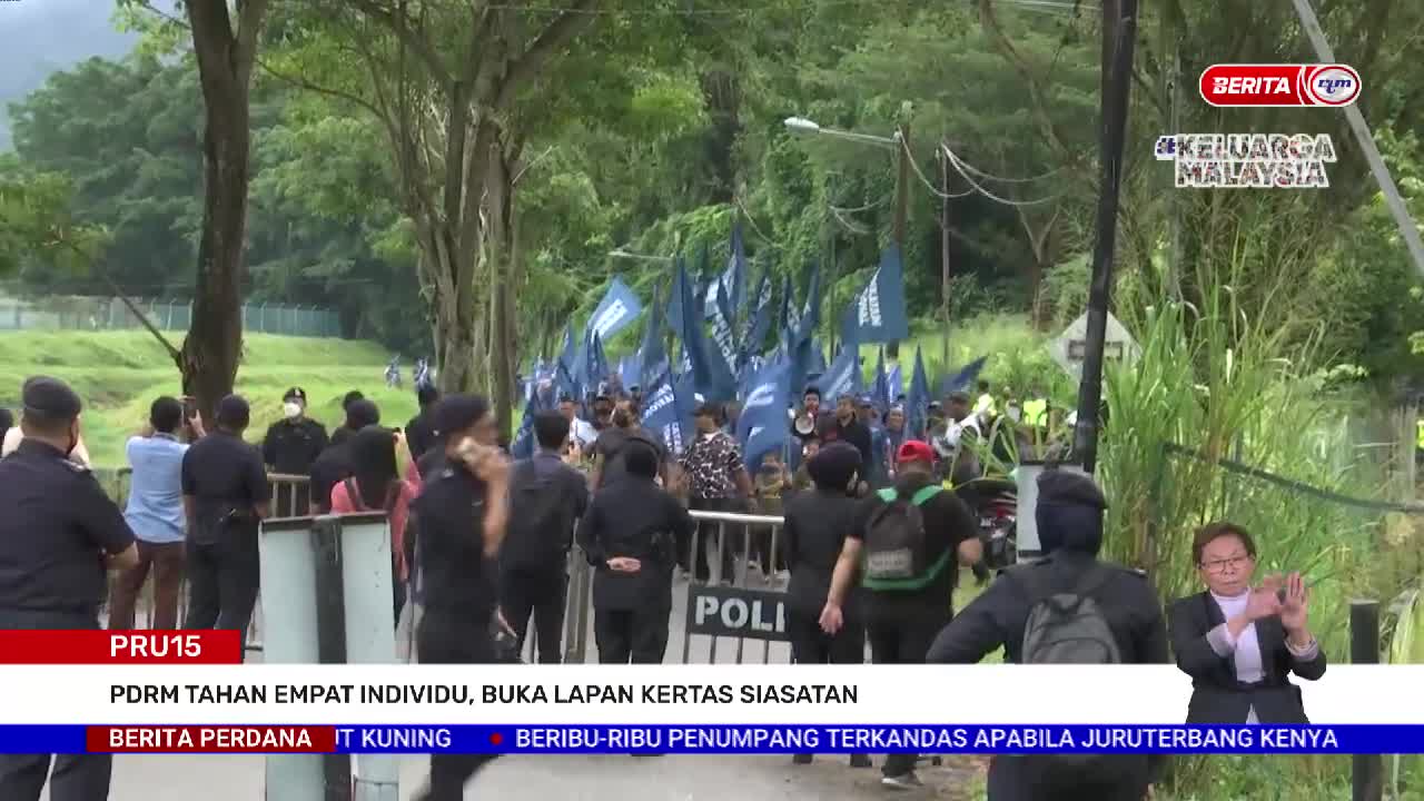 6 NOVEMBER 2022 – BERITA PERDANA - PRU15: PDRM TAHAN EMPAT INDIVIDU, BUKA LAPAN KERTAS SIASATAN