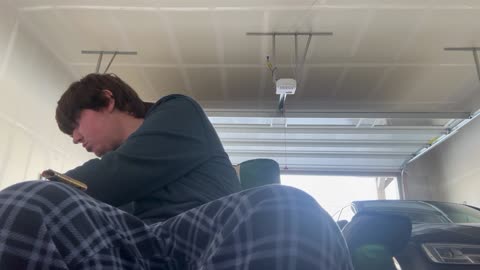 Day 94 There’s not as much snow here as there was at my old house lol