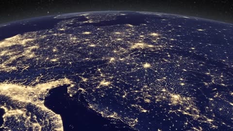 Earth at night