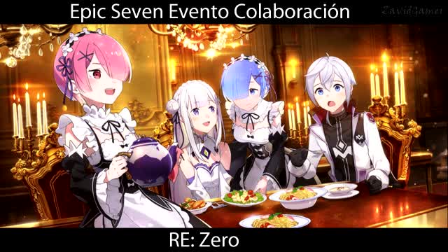 Epic Seven Historia Evento Colaboracion RE Zero (Sin gameplay)