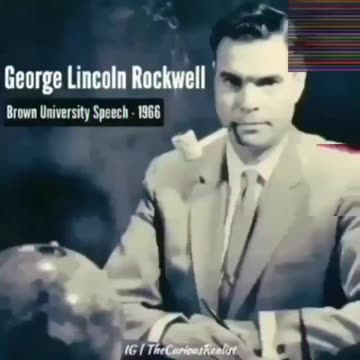 George Lincoln Rockwell on Jewish Communism in 1966