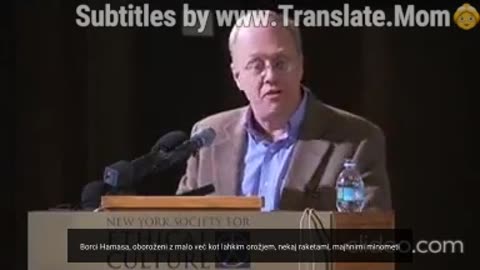 Chris Hedges: Gaza - A Call To Act (2008) SLO SUBS