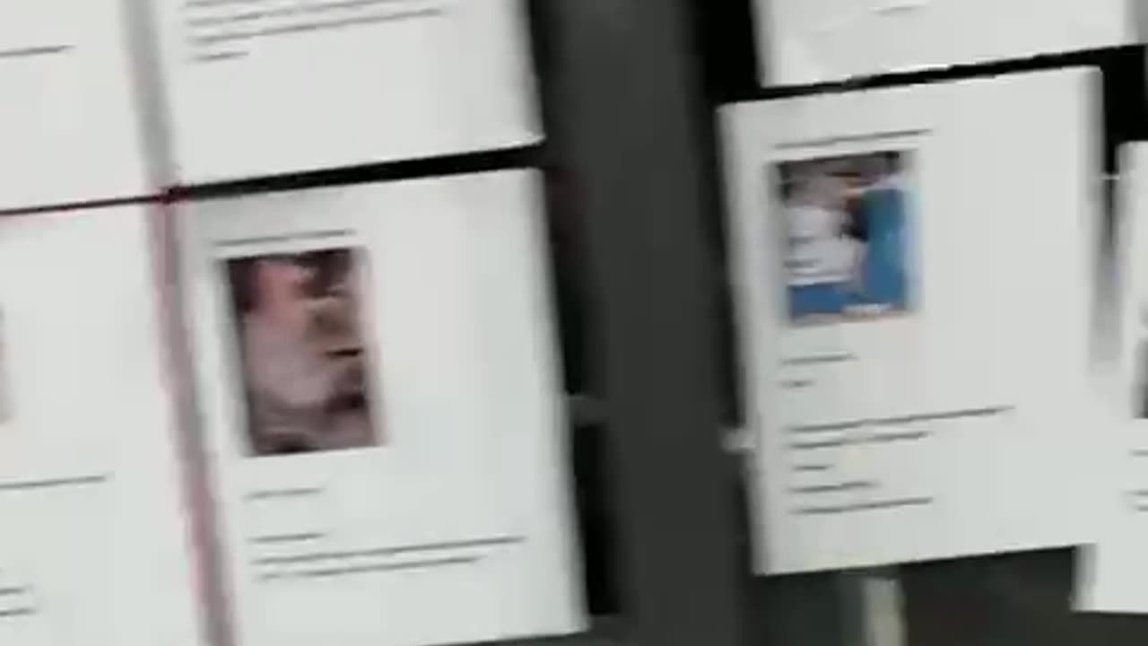 CBC BUILDING IN TORONTO GOT TAGGED WITH IMAGES OF THOSE BELIEVED TO BE JAB INJURED