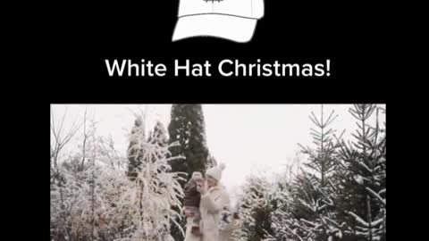 White hat Christmas.