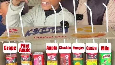 Juice flavour challenge