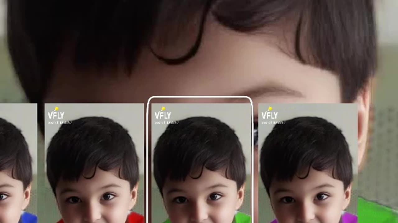 Baby video effect