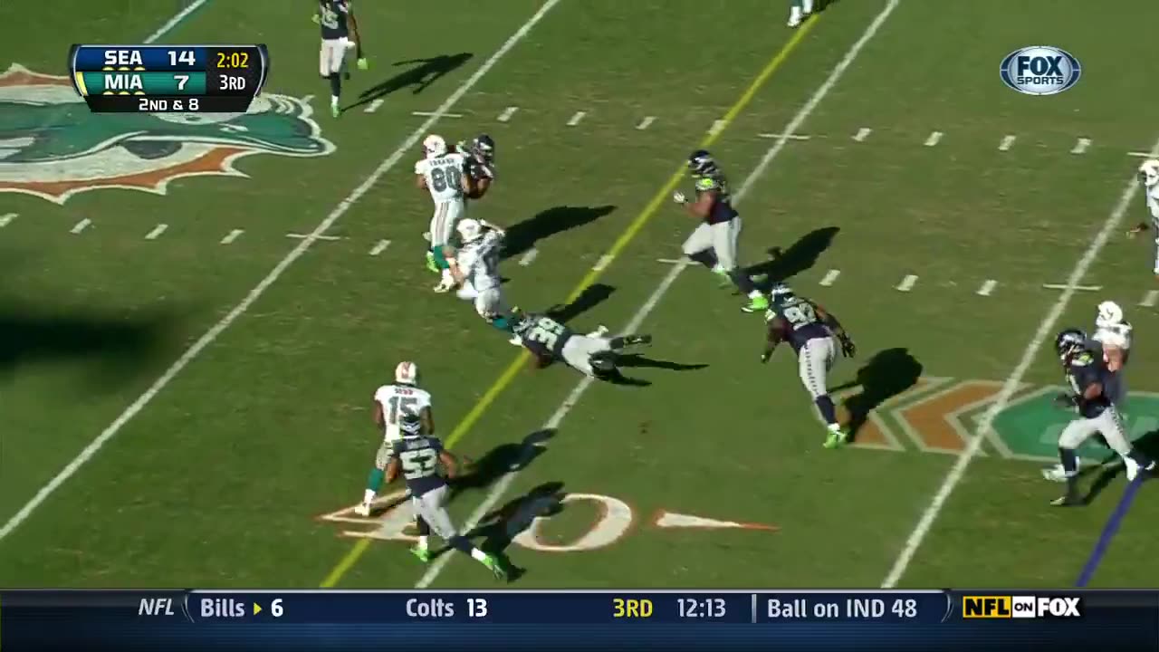 CONDENSED GAME... 2012 NFL Regular Season Week 12... 6-4 Seattle Seahawks @ 4-6 Miami Dolphins