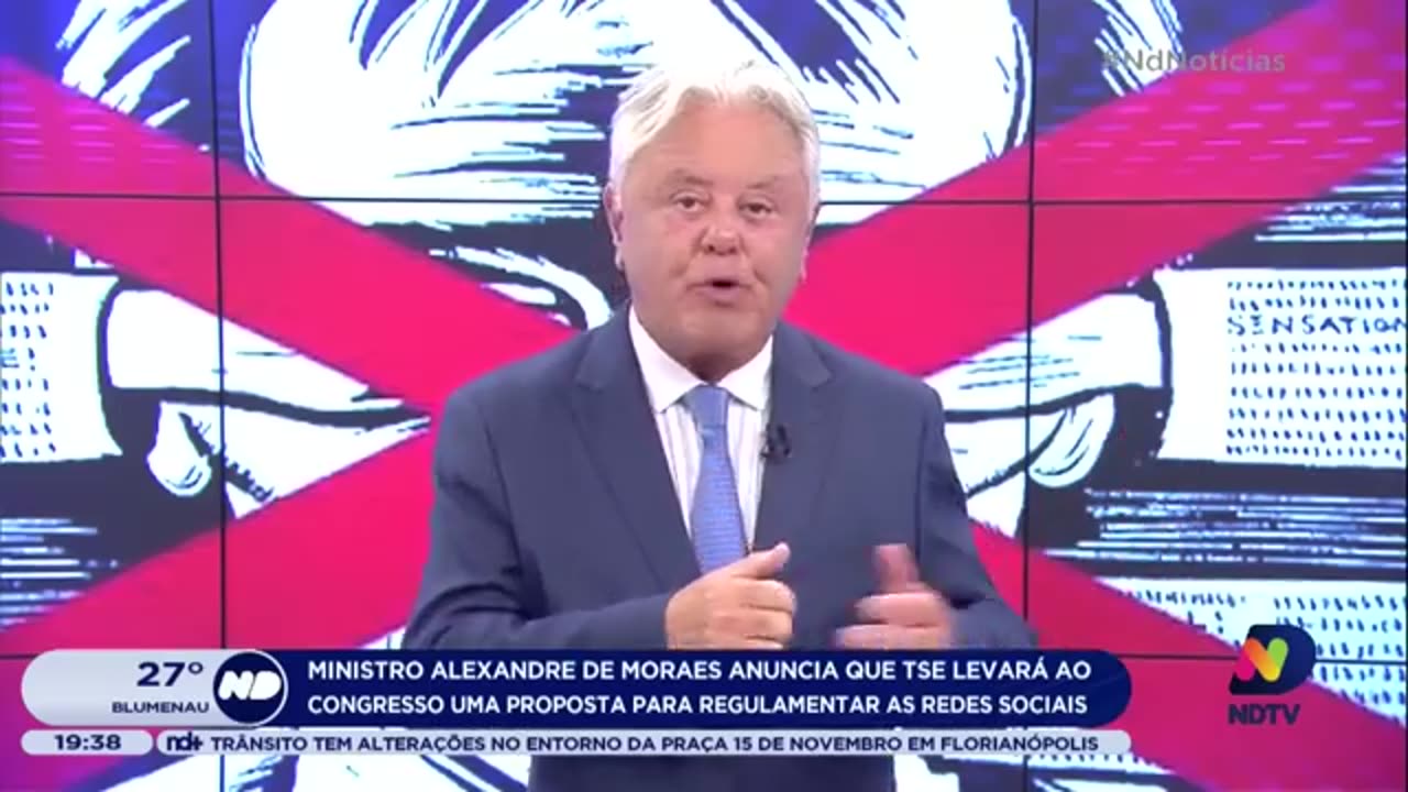 Censura: Ministro anuncia que TSE levará ao Congresso uma proposta regulamentar as redes sociais