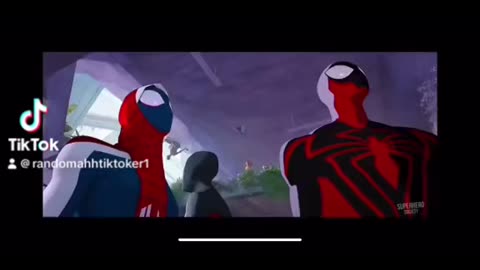 I voiced over across the spider verse