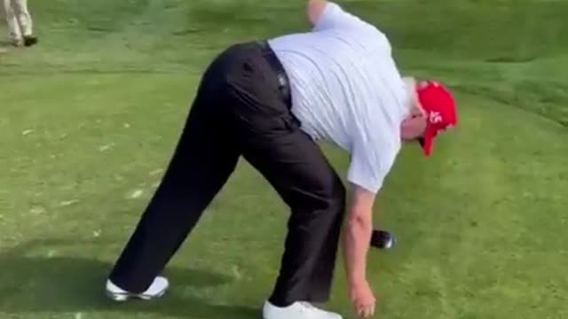 Trump Drops a HUGE Teaser While on Golf Course