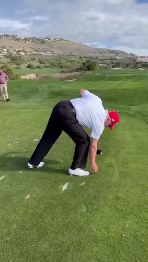 Trump Drops a HUGE Teaser While on Golf Course