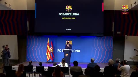 LEO MESSI'S PRESS CONFERENCE from CAMP NOU