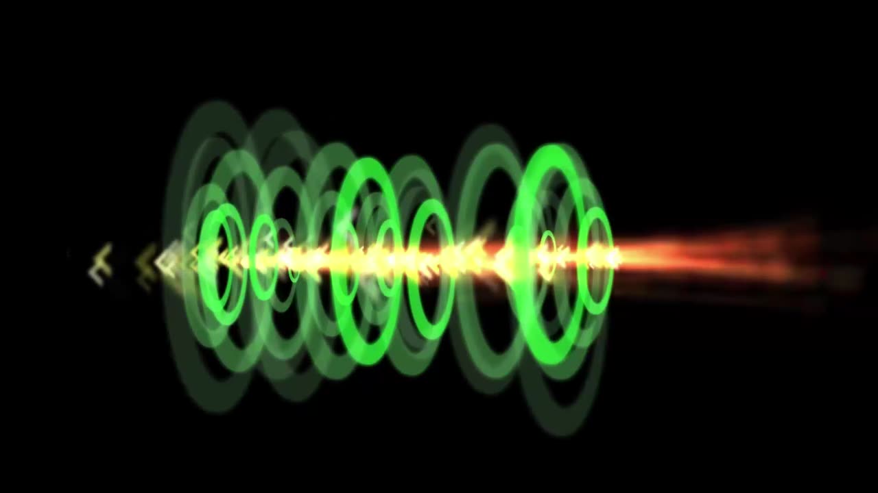 Neon Green Circles Loop.Motion Graphic video. Visual Effect video. Motion Backdrop.