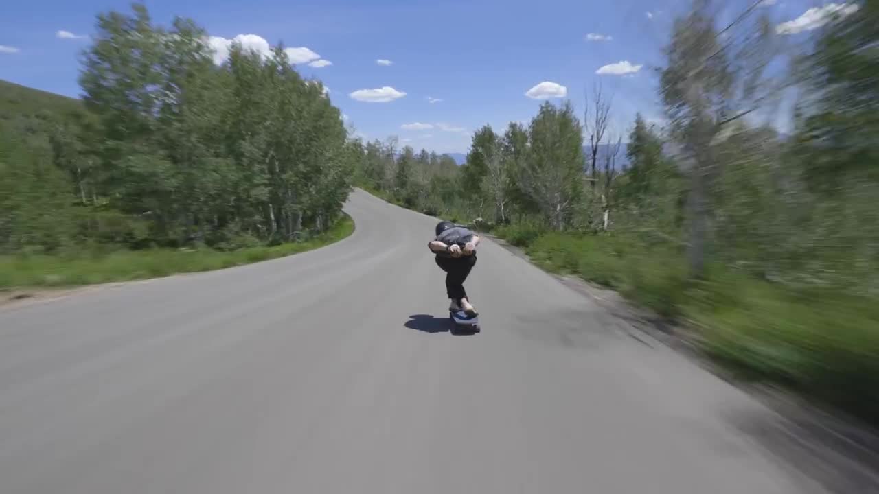 Longboarding - Passing Cars Down Epic Mountain Road!-11