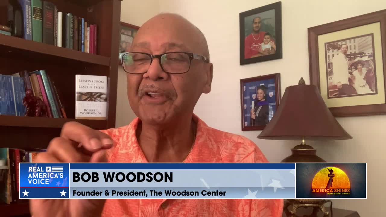 Rev. Audrey Shines speaks with Mr. Bob Woodson