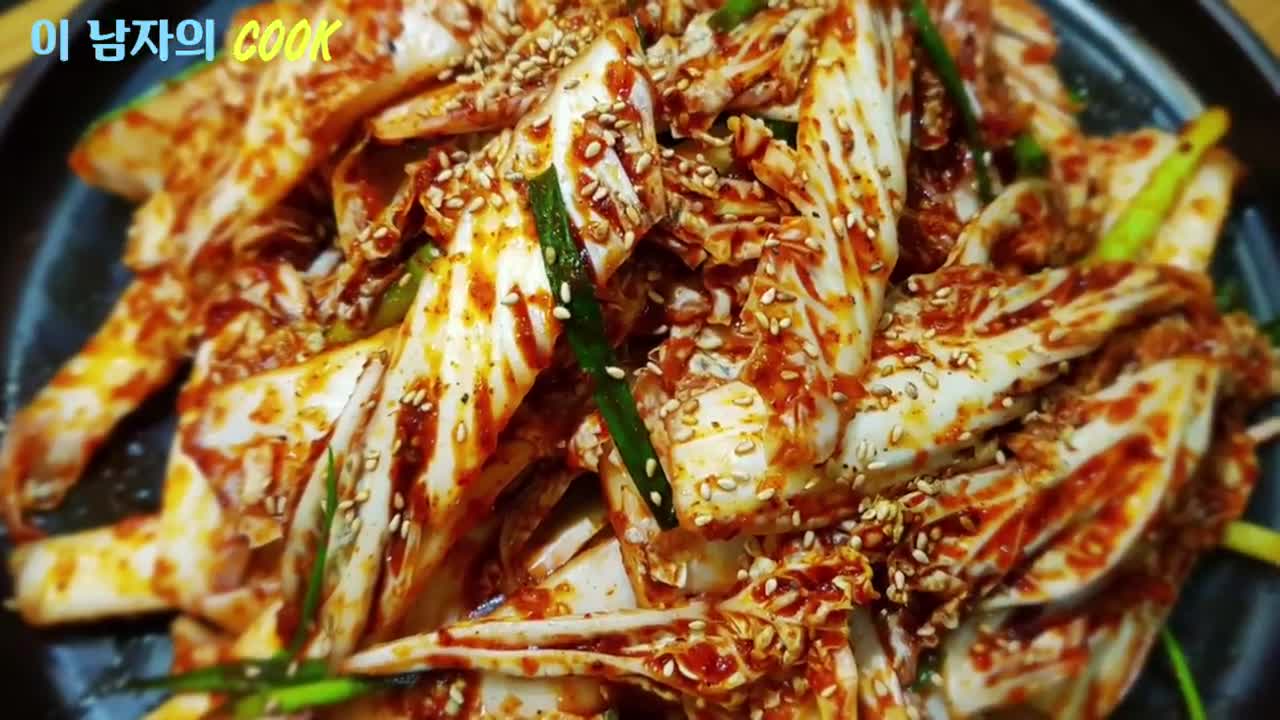 5분 완성 겉절이! '이것' 넣어서 꿀맛 보장까지!! Fresh Kimchi