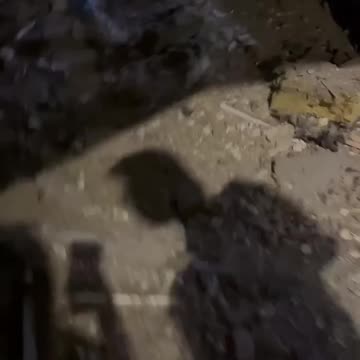 video from a parking lot in Kyiv after the explosions