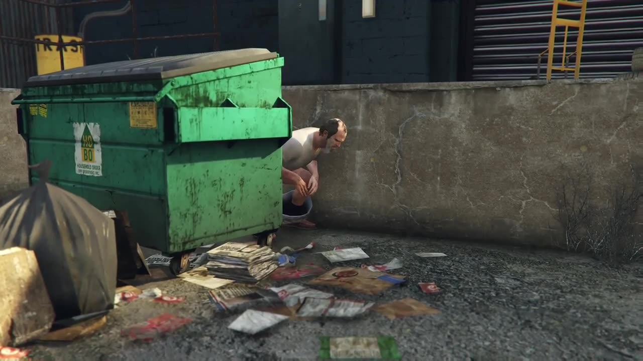 GTA V The Trevor Pooping Scene