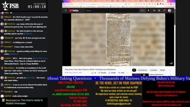 2021-11-22 23:00 EST - Crossing the Matrix: with Chris