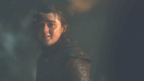 Arya Kills The Night King - game of thrown