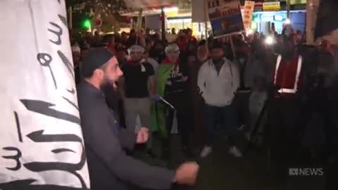 Islamists celebrate in Australia after finding out about the October 7th Hamas Massacre.