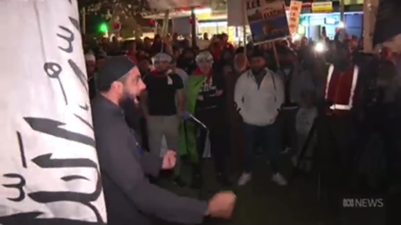 Islamists celebrate in Australia after finding out about the October 7th Hamas Massacre.