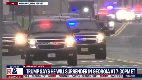 Quite The Motorcade For Trumps Surrender