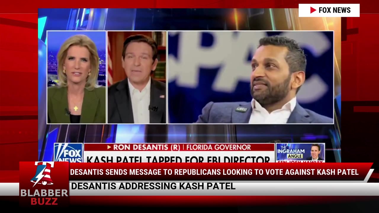 DeSantis Sends Message To Republicans Looking To Vote Against Kash Patel