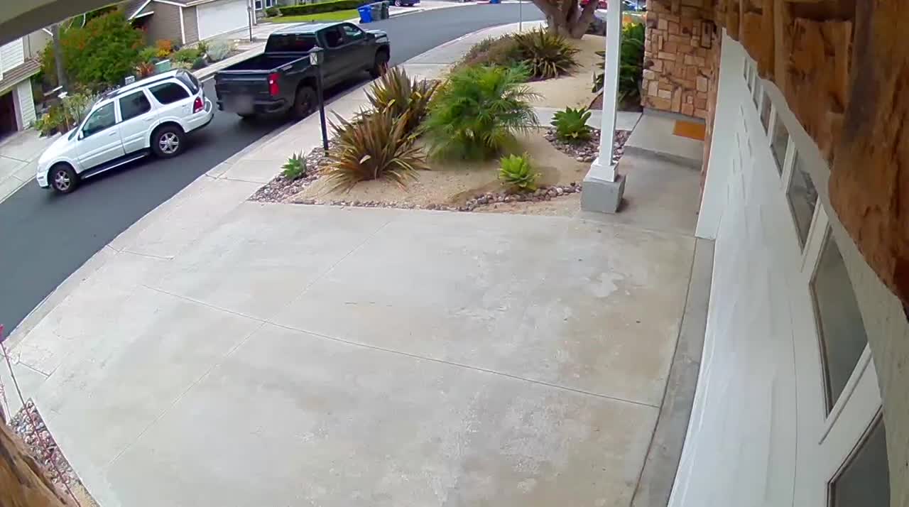 Neighbor Accidentally Rams Into New Truck Parked on the Road While Reversing