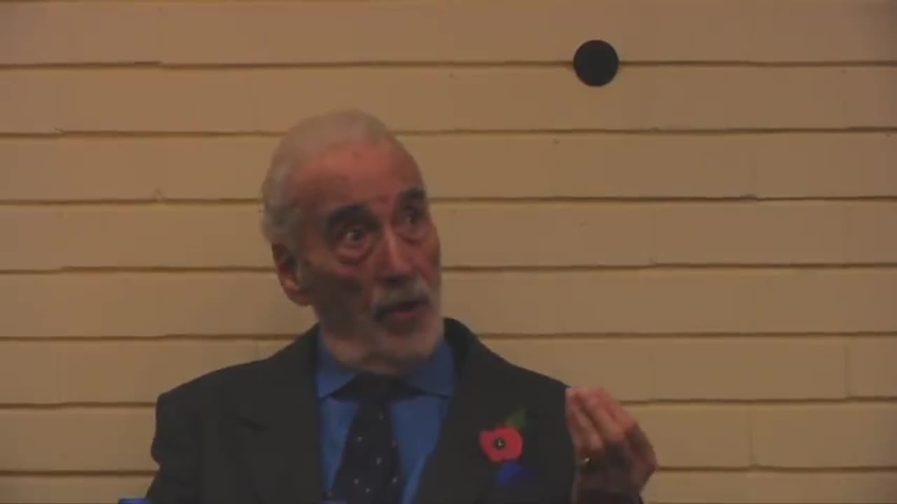 Actor Christopher Lee on the Occult "You'll not only lose your mind but you will lose your SOUL!"