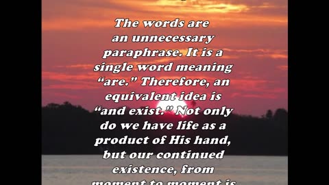 The Book of Acts 17:28 - Daily Bible Verse Commentary