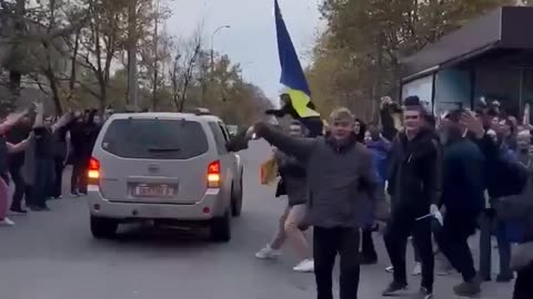 How Kherson greeted their Liberators