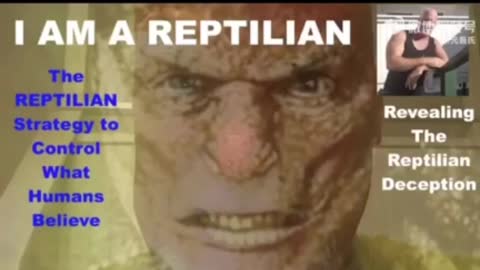 He says that he's a reptilian